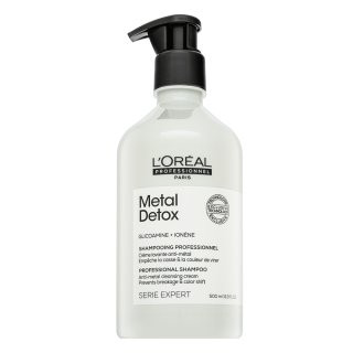 L'Oréal Professionnel Série Expert Metal Detox Professional Shampoo Anti-metal Cleasing Cream čisticí šampon pro lesk a ochranu barvených vlasů 500 ml