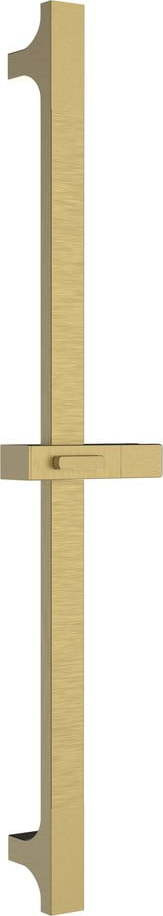 Nástěnná sprchová tyč z nerezové oceli ve zlaté barvě s posuvným držákem 68 cm – Sapho