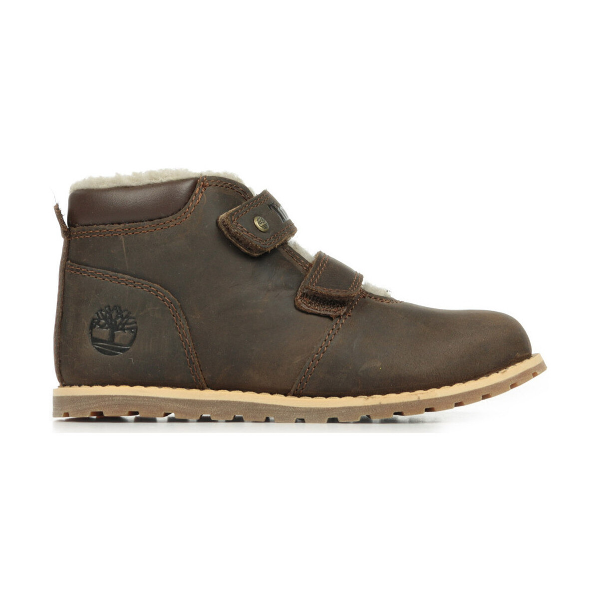 Timberland  Pokey Pine Mid Warm Lined Hook and Loop Boot  Hnědá