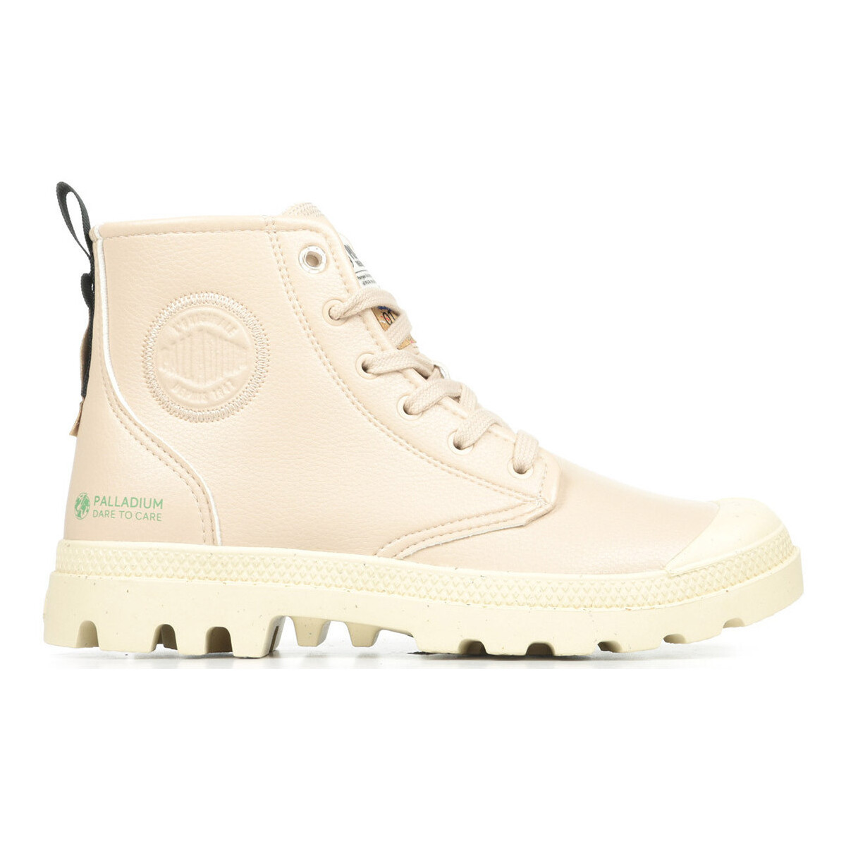 Palladium  Pampa Hi Re Vegan Lth  Růžová