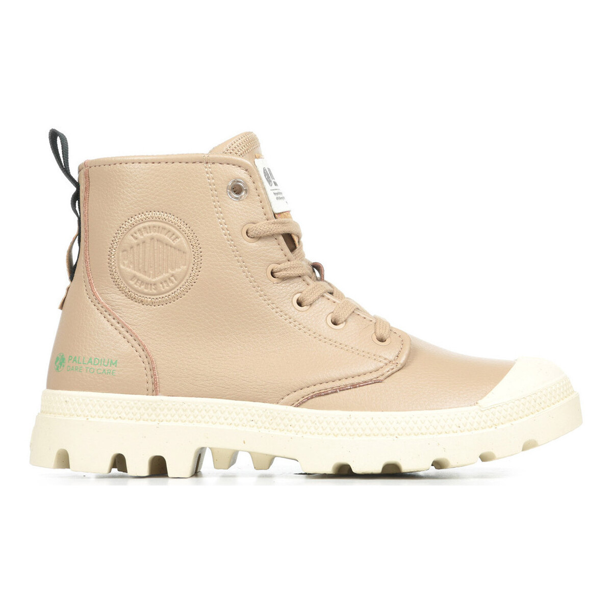 Palladium  Pampa Hi Re Vegan Lth  Béžová