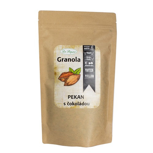 Granola s pekanovými ořechy a čokoládou, 300 g Dr. Popov