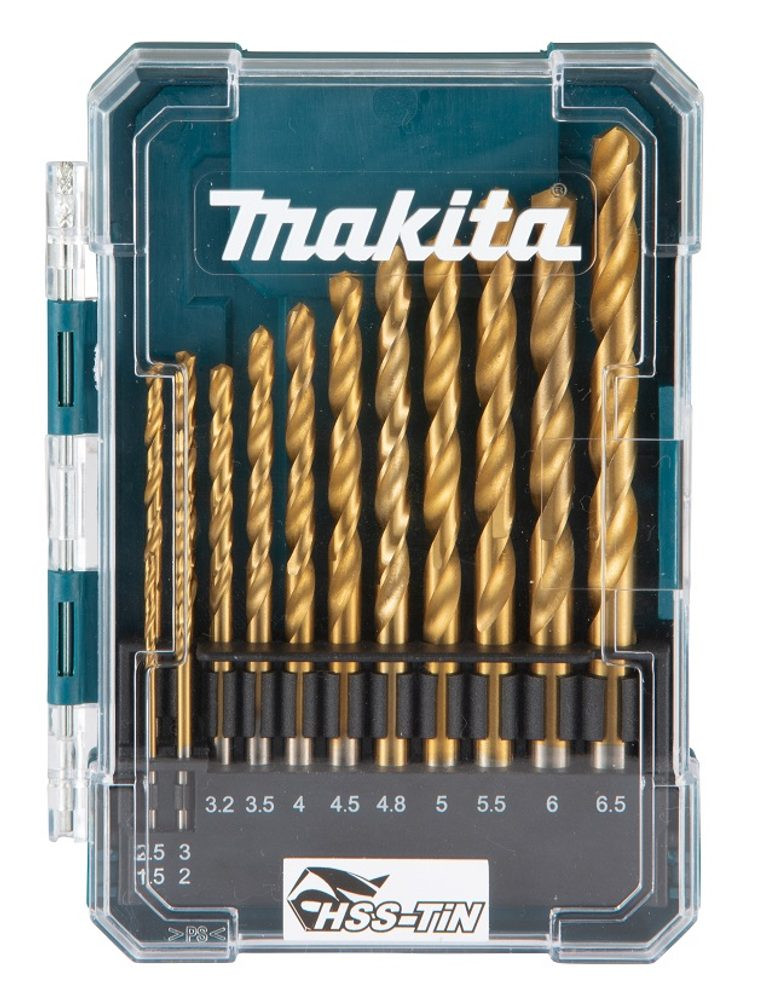 Sada vrtáků do kovu Makita HSS-TiN 13 ks D-72855