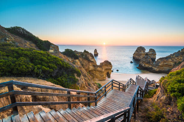 Marco Bottigelli Fotografie Walkway to idyllic beach, Algarve, Portugal, Marco Bottigelli, 40 × 26.7 cm