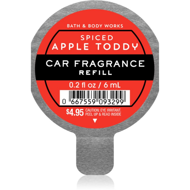 Bath & Body Works Spiced Apple Toddy vůně do auta náhradní náplň 6 ml