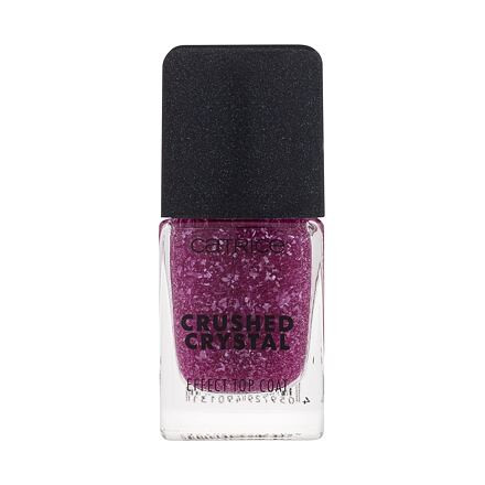 Catrice Effect Top Coat Crushed Crystal třpytivý vrchní lak na nehty 10.5 ml odstín 010 Amethyst Aura