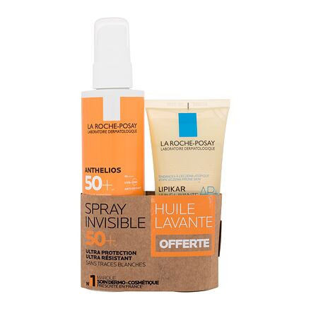 La Roche-Posay Anthelios Invisible Spray SPF50+ : opalovací sprej Anthelios Invisible Spray SPF50 200 ml + sprchový olej Lipikar Cleansing Oil AP 100 ml