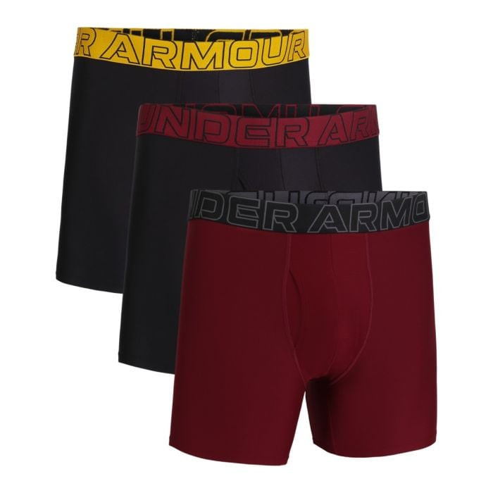 Men‘s boxers M Perf Tech 6in 3pack Red XXL - Under Armour