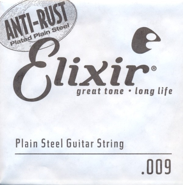 Elixir Anti-Rust Plain Steel Single .009