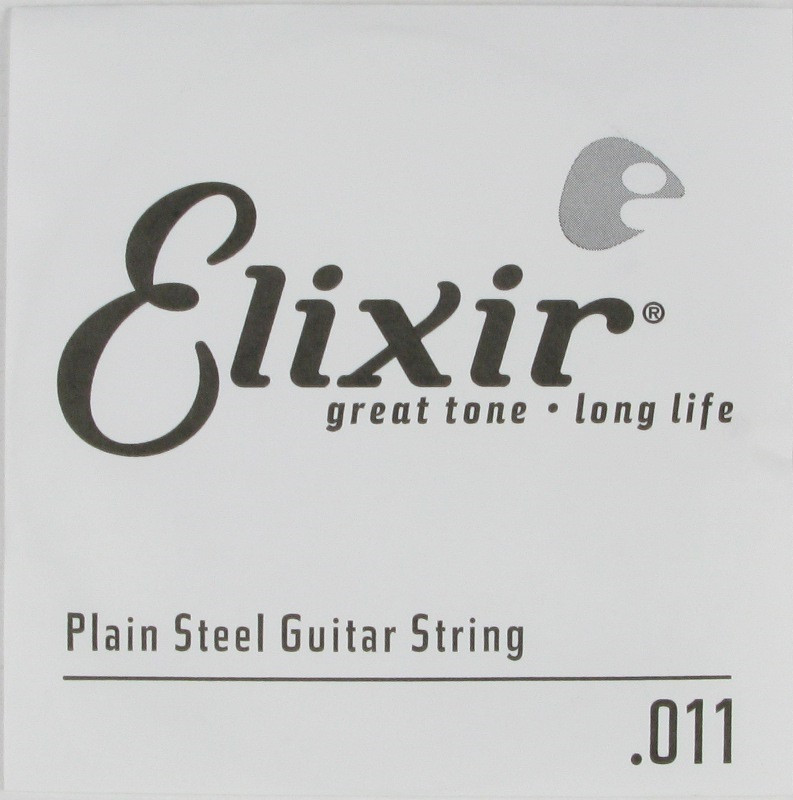 Elixir Anti-Rust Plain Steel Single .011