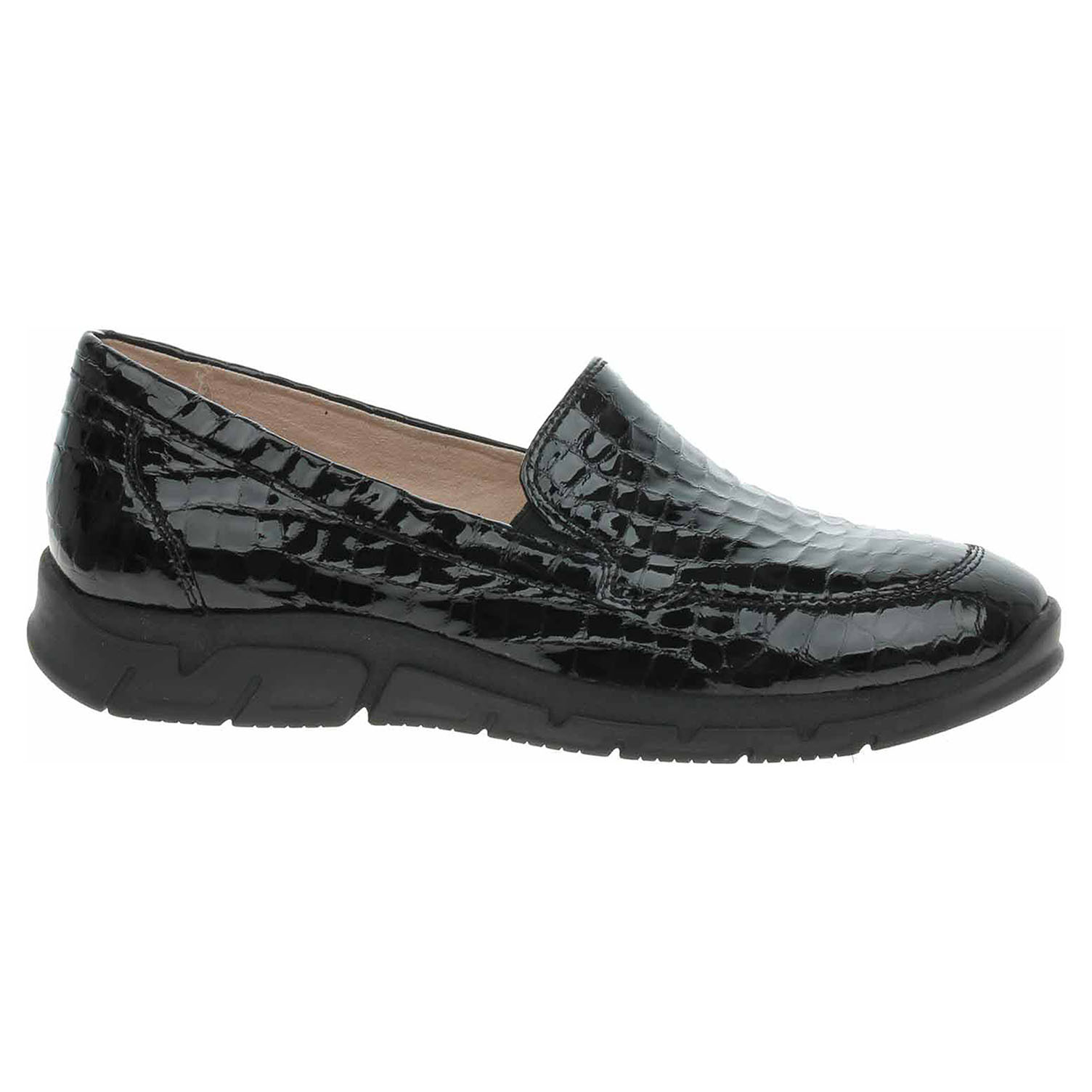 Ecco Dámské mokasiny Caprice 9-24651-43 black croco 23001091
