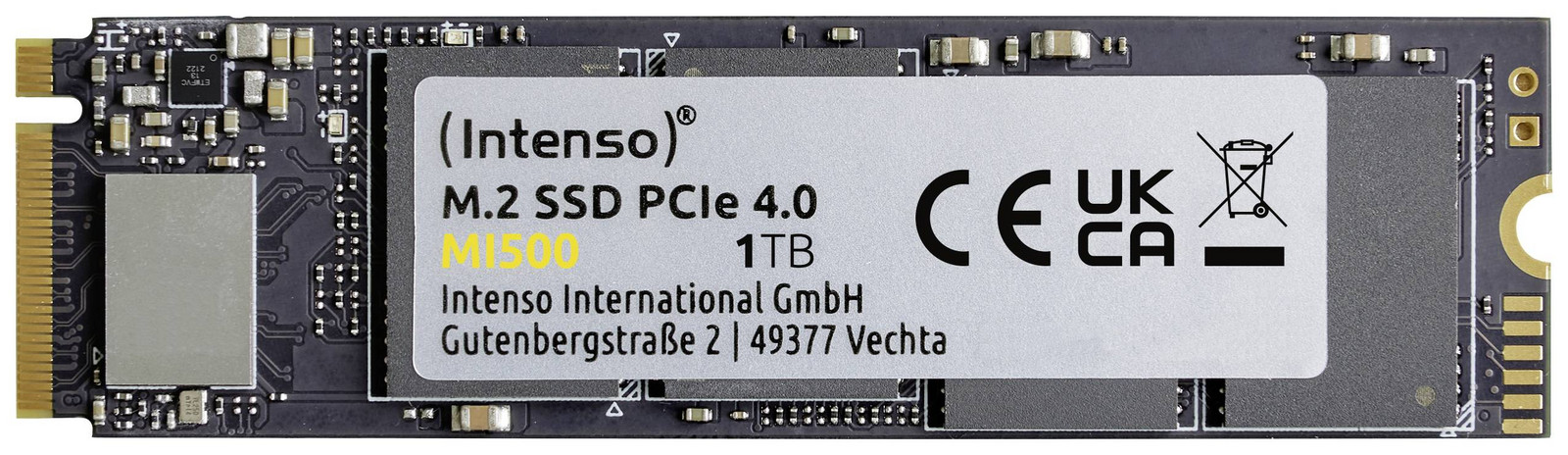 Intenso 1 TB interní SSD disk NVMe/PCIe M.2 PCIe NVMe 4.0 x4 Retail 3836460