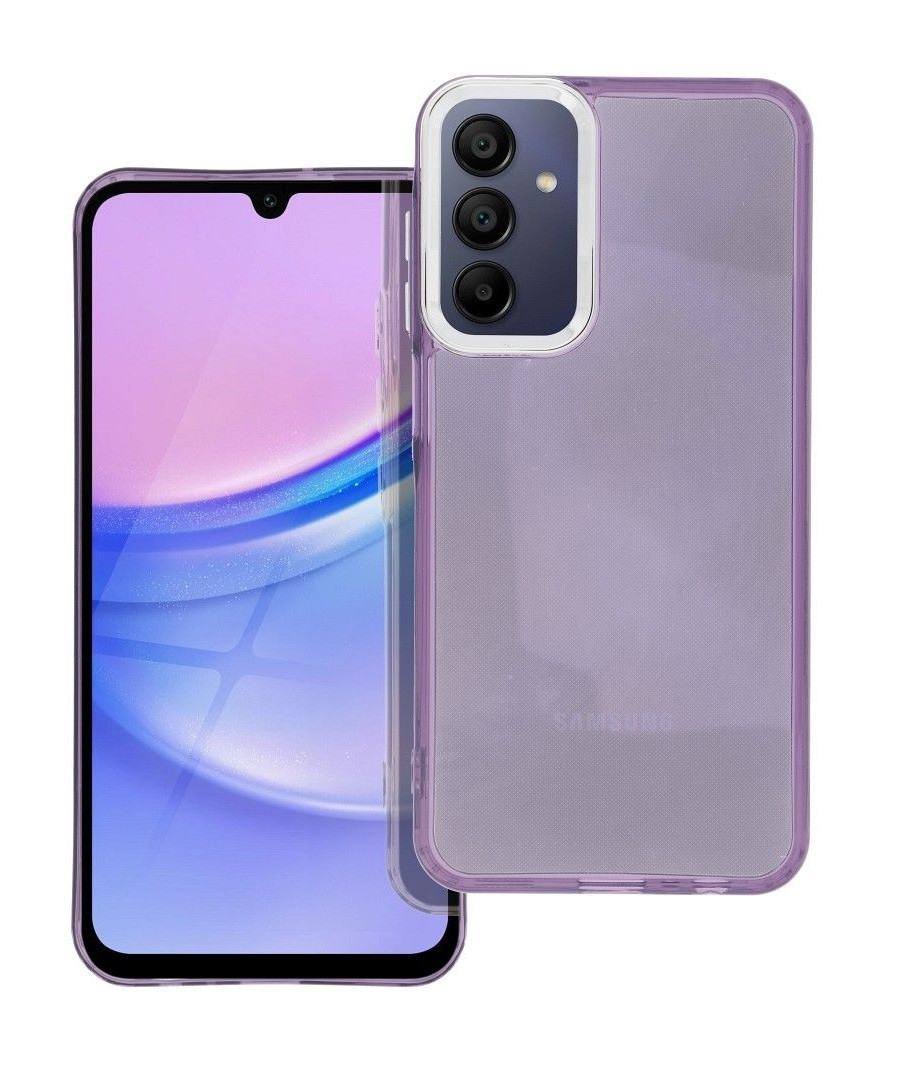 Kryt TopQ Pearl Samsung A15 fialový 127009