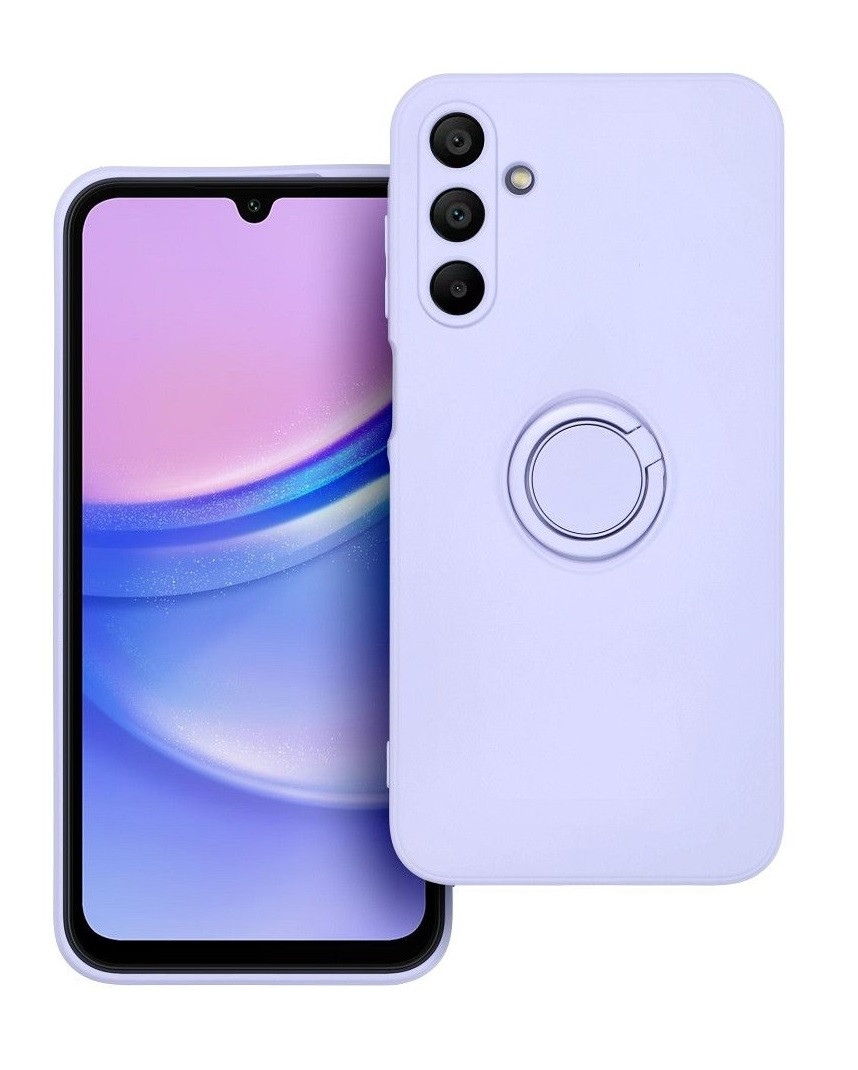 Kryt RING TopQ Samsung A15 fialový 127005