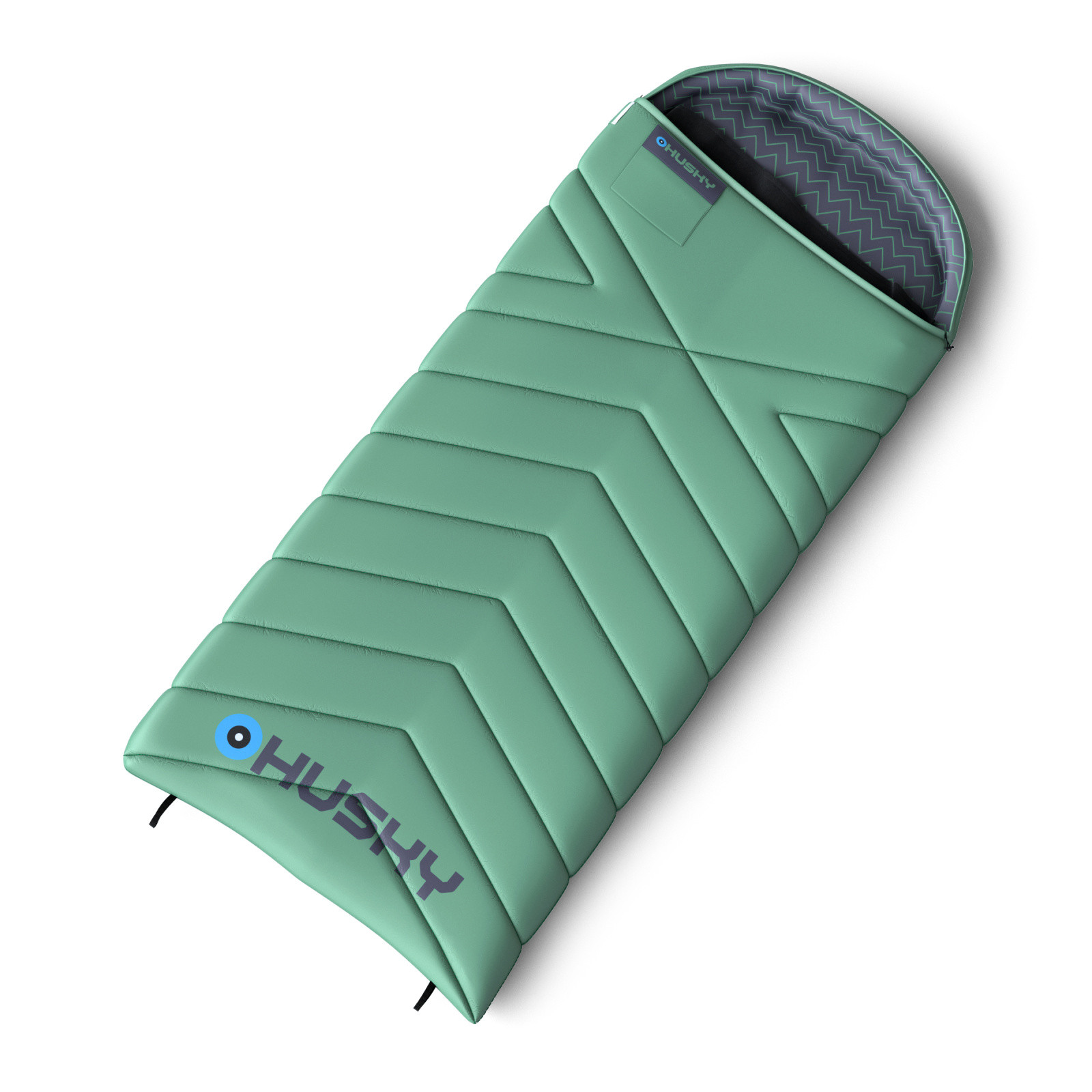 Husky Dekový třísezónní spacák Guty mint Velikost: OneSize