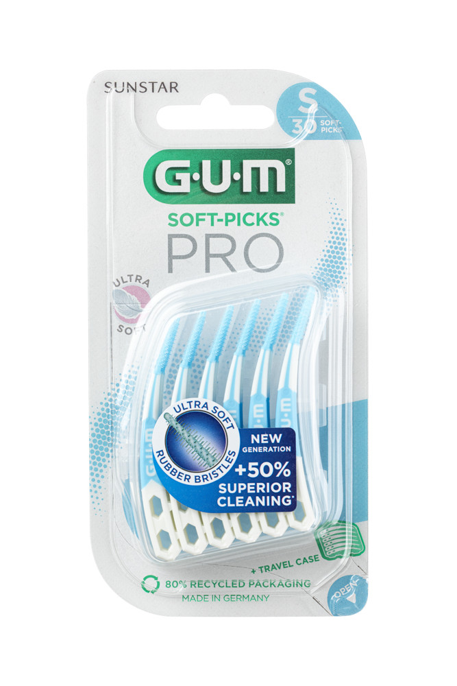 GUM Soft-Picks PRO SMALL masážní mezizubní kartáčky, 30 ks