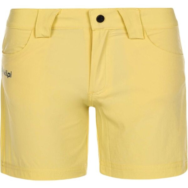KILPI SUNNY Dámské outdoorové lehké kraťasy, žlutá, velikost