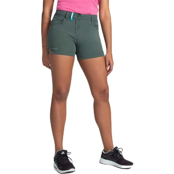 KILPI BREE Dámské lehké outdoorové kraťasy, zelená, velikost