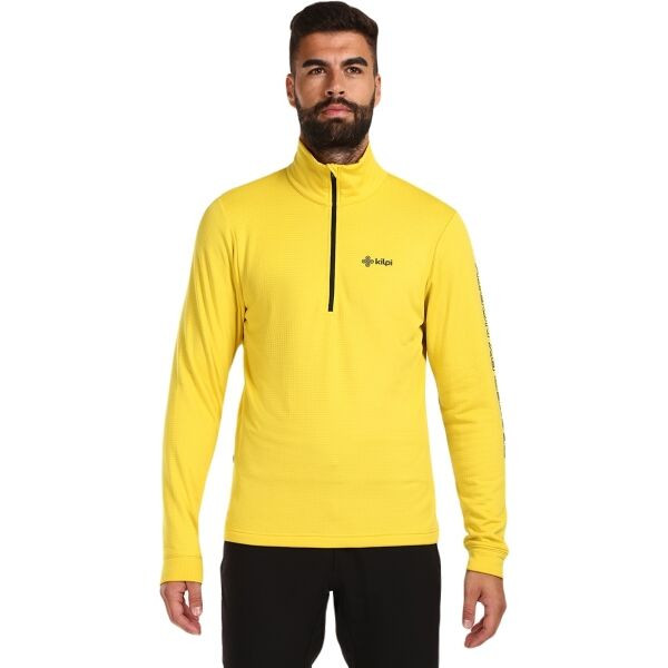 KILPI ROLO-M Pánská mikina, žlutá, velikost