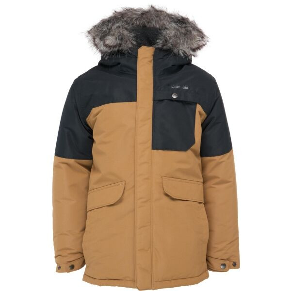 Columbia NORDIC STRIDER II JACKET Dětská chlapecká zimní bunda, hnědá, velikost