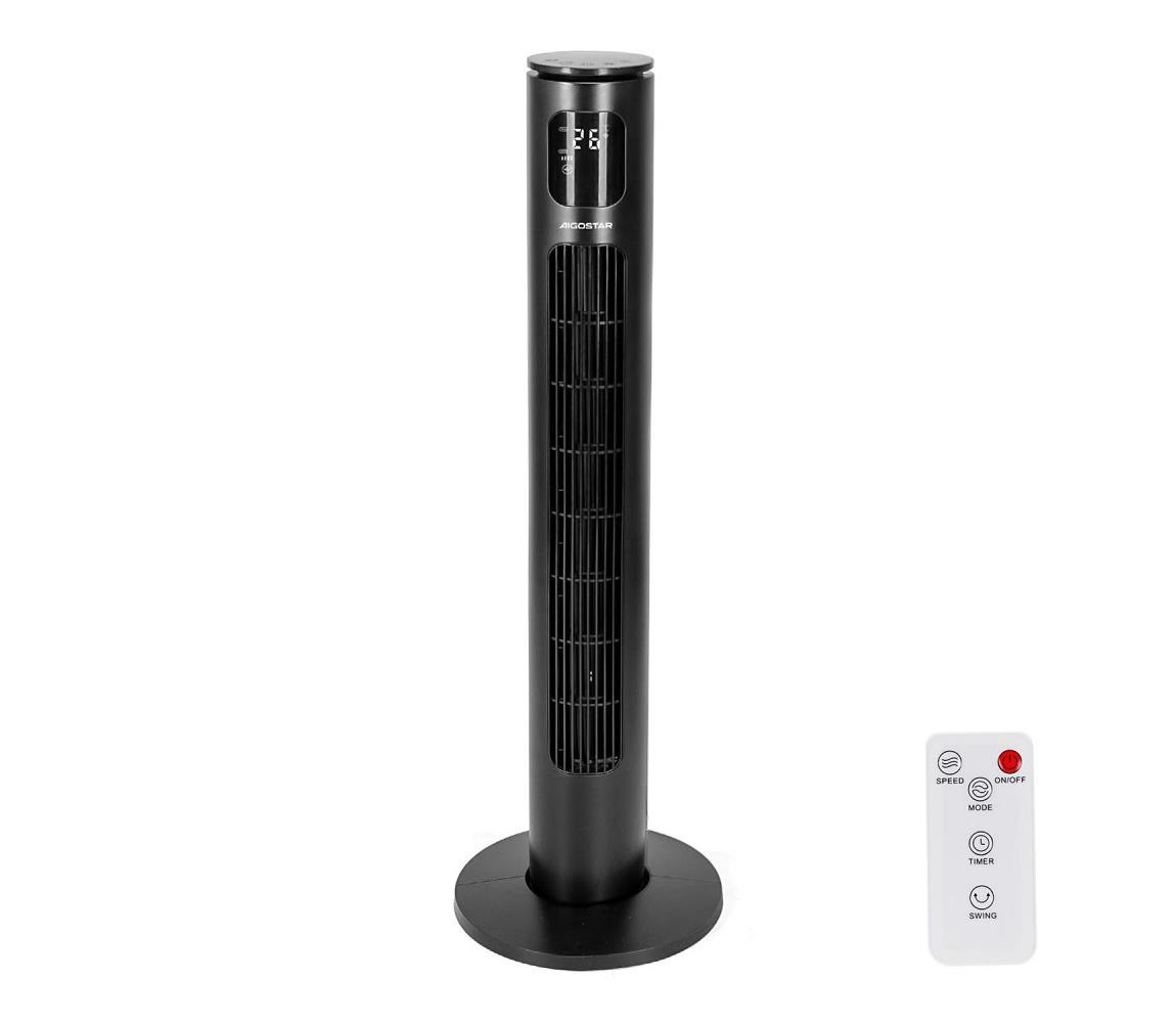 B.V.  - Sloupový látor 50W/230V černá Wi-Fi + DO