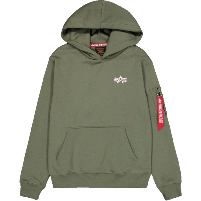 Alpha Industries Mikina  Signature BP Hoody šalvějová S