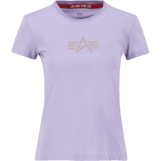 Alpha Industries Tričko dámské Crystal T Wmn pale violet XS