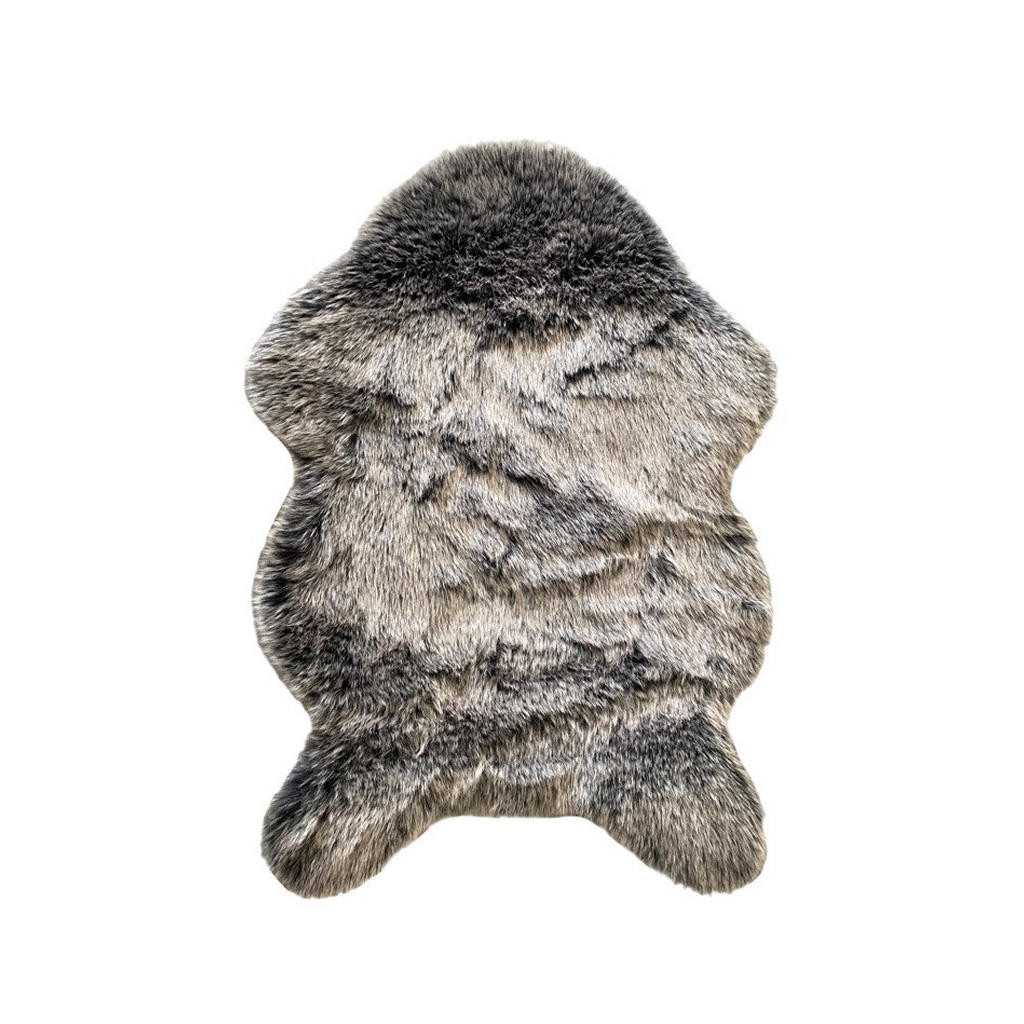 UMĚLÁ KOŽEŠINA, 55/80 cm, antracitová