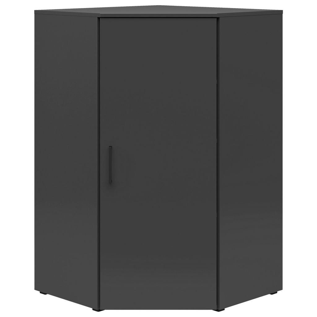 Carryhome ROHOVÁ KOMODA, barvy grafitu, 101/115/79 cm