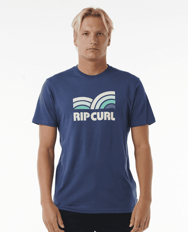 Tričko Rip Curl SURF REVIVAL CAPTURE TEE Washed Navy