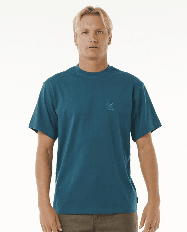 Tričko Rip Curl SEARCH EMBROIDERY TEE Trekking Green