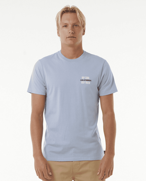 Tričko Rip Curl SURF REVIVAL HOFFMAN DECAL TEE Spray Blue