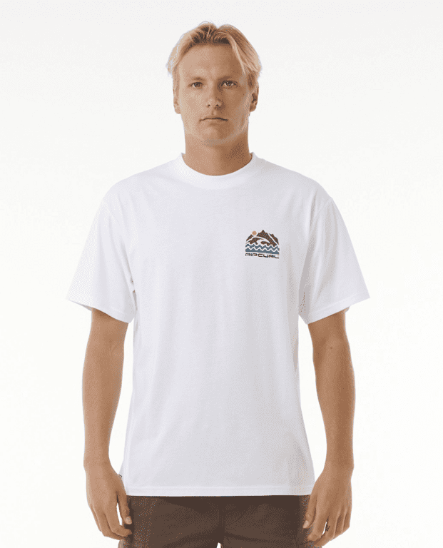 Tričko Rip Curl VAPORCOOL SEARCH TREK TEE White