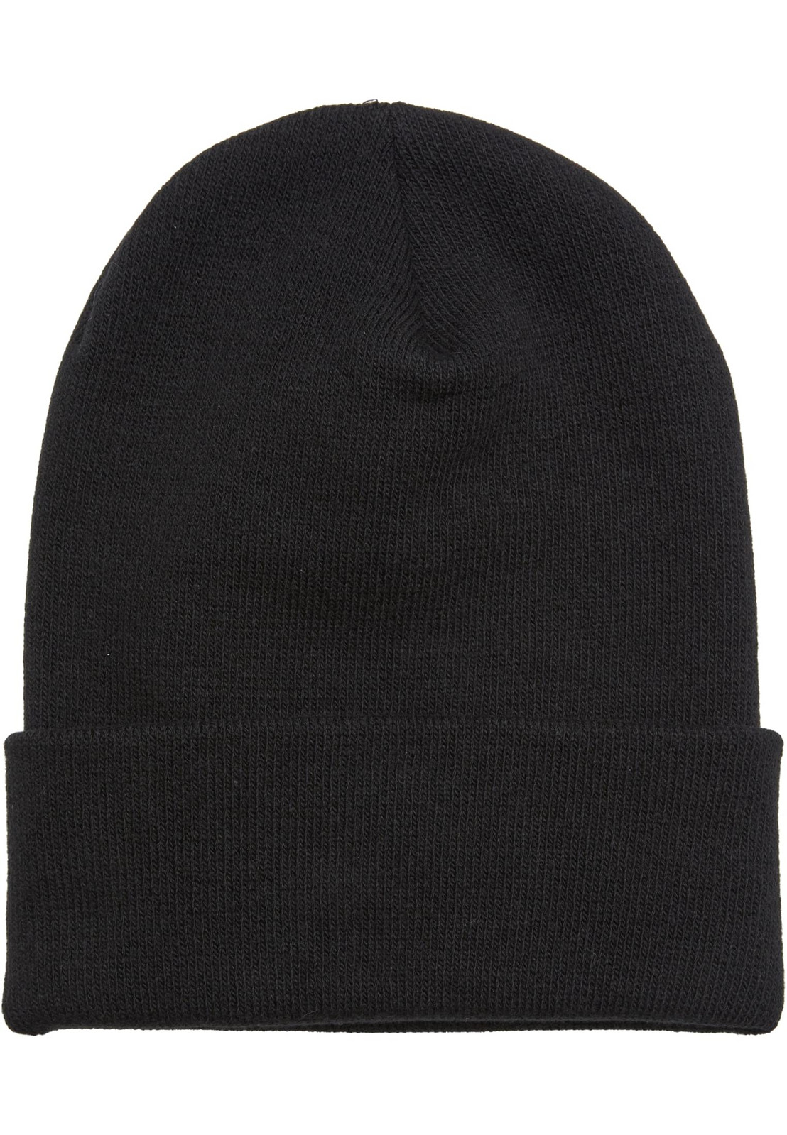 Prodloužená čepice Beanie černá