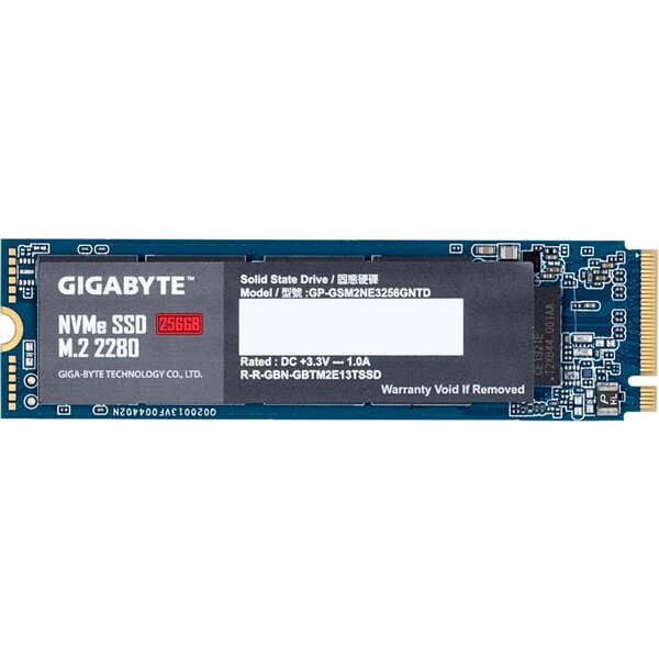 GIGABYTE NVMe SSD 256GB