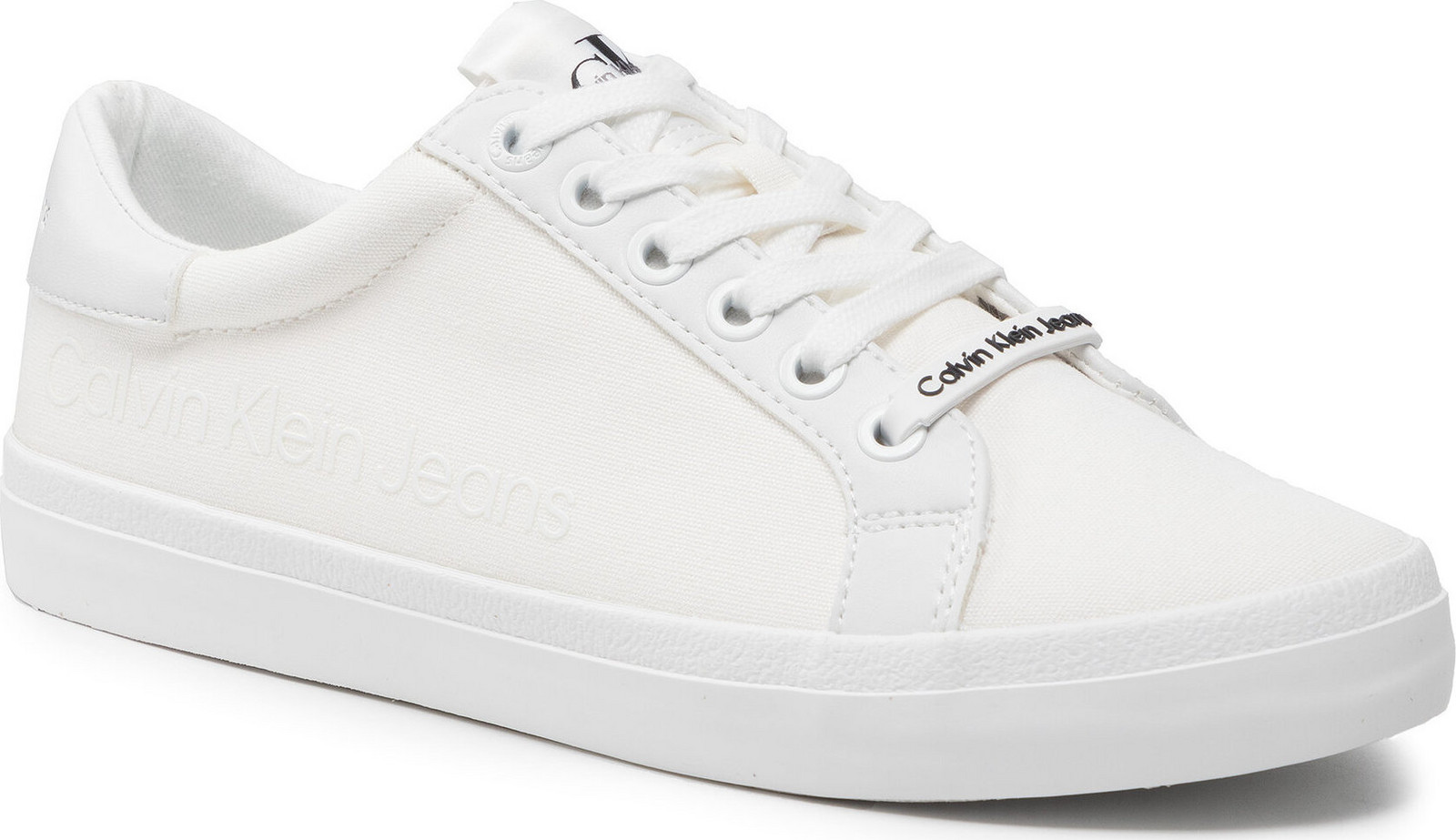 Tenisky Calvin Klein Jeans Low Profile Sneaker Laceup Co YW0YW00057 Bílá