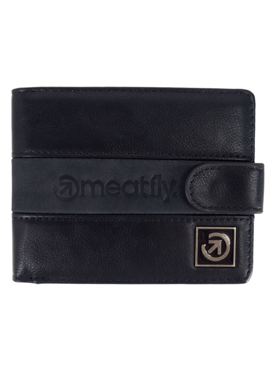 Peněženka meatfly neil černá one size