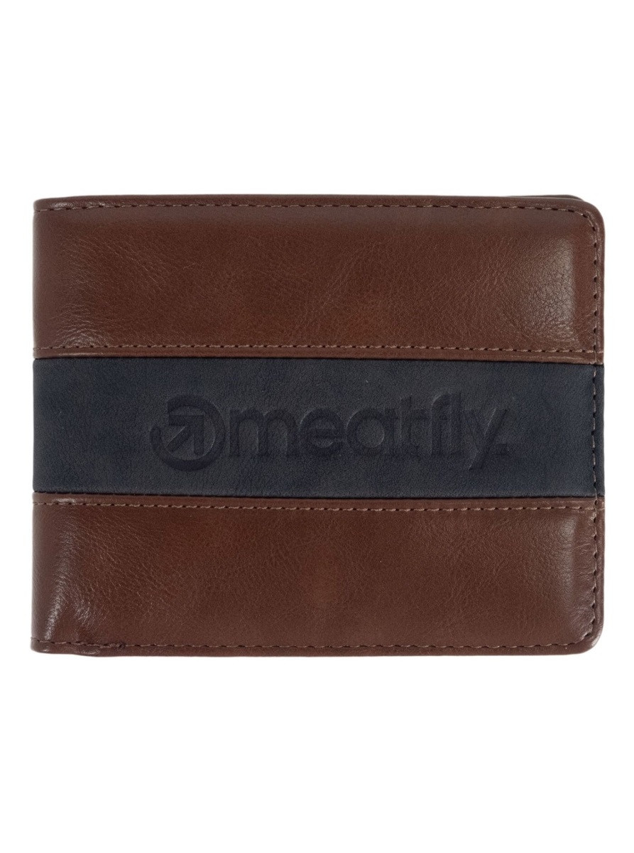 Peněženka meatfly lerick hnědá one size