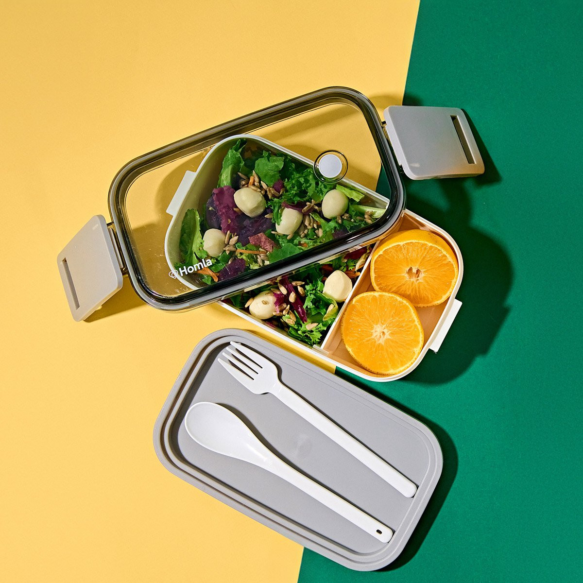 Lunchbox | LOENE | bílá | 0,75 l | 858937 Homla