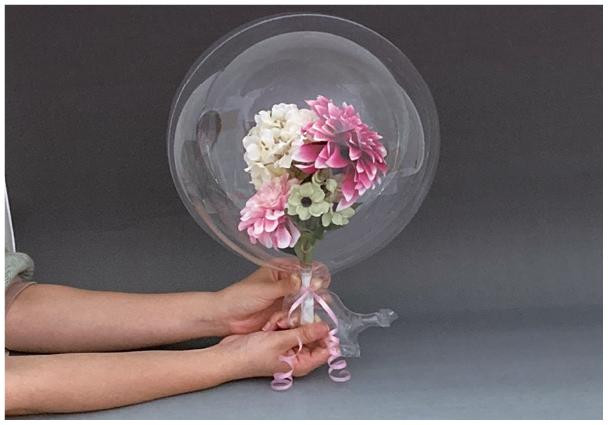 Průhledný balónek Aqua balloon 17,5 cm