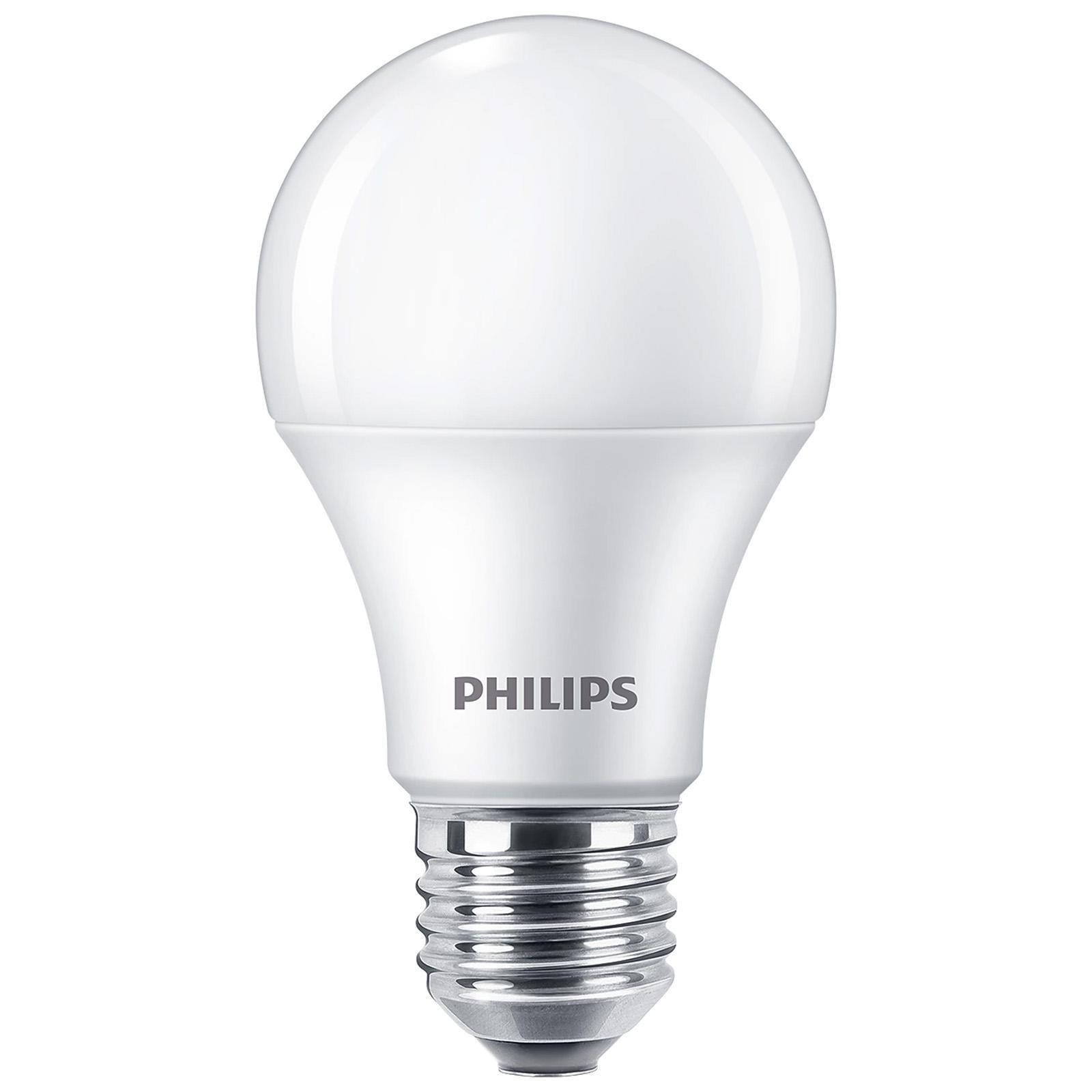 4PAK LED žárovka LED E27 A60 10W = 75W 1055lm 4000K Neutrální bílá Mleczny PHILIPS PHIGREJ0225
