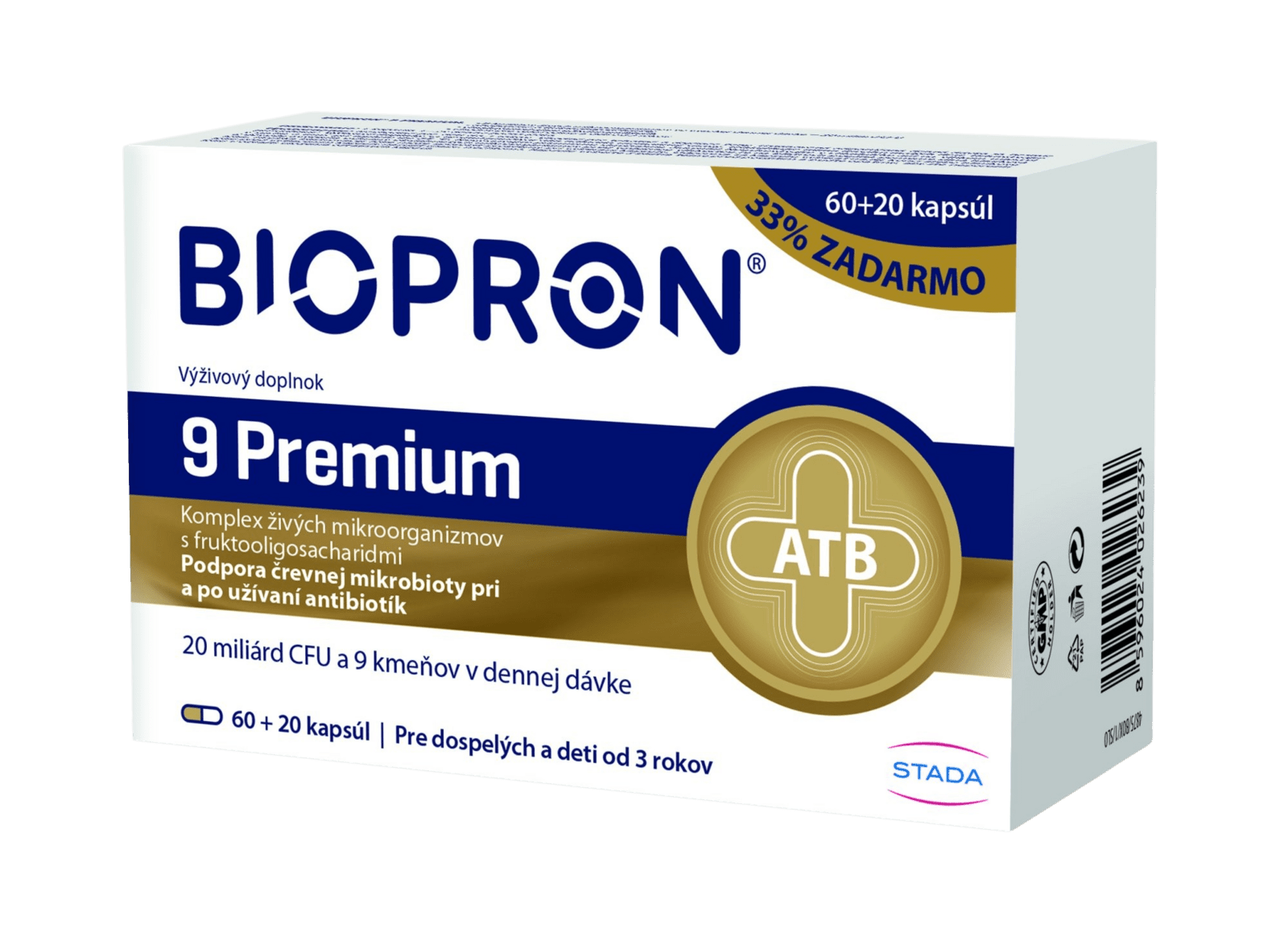 BIOPRON 9 premium 80 kapslí