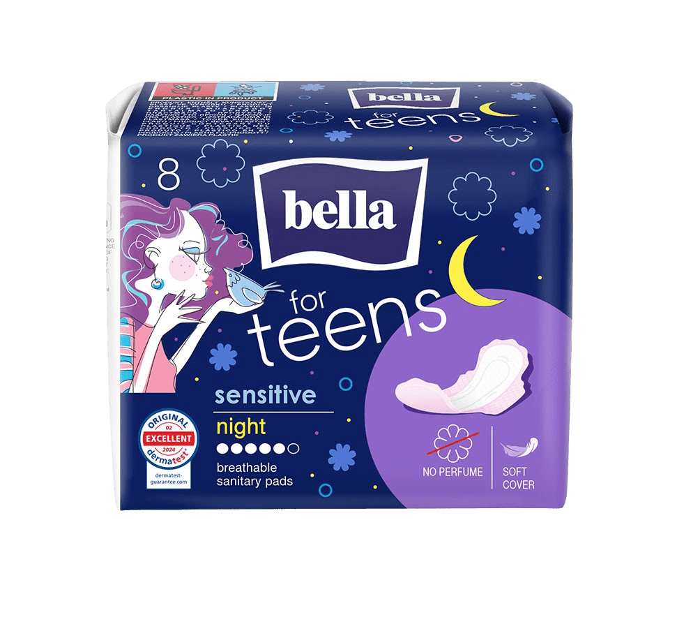 BELLA For teens night sensitive ultratenké vložky 8 ks