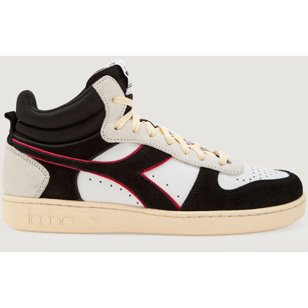 Diadora  MAGIC BASKET DEMI CUT SUEDE LEATHER 501.178563  Černá