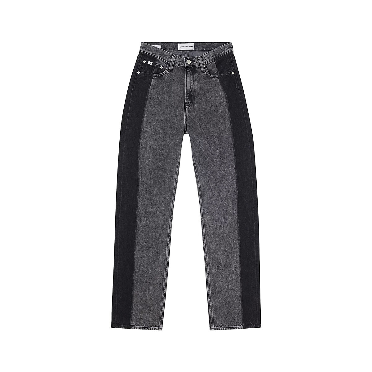 Calvin Klein Jeans  HIGH RISE STRAIGHT J20J219326  Černá