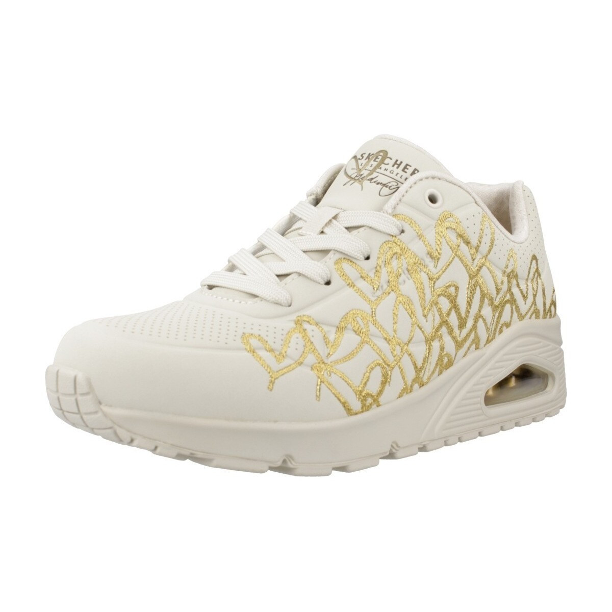 Skechers  UNO - GOLDEN HEART  Bílá