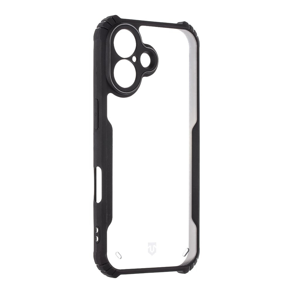 Zadní kryt Tactical Quantum Stealth pro Apple iPhone 16, transparentní černá