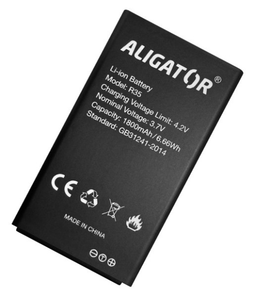 Baterie ALIGATOR R35 eXtremo, Li-Ion 1800 mAh, originální