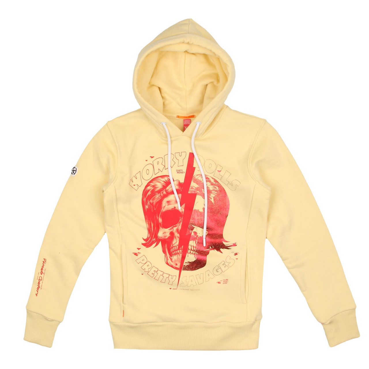 Mikina dámská Yakuza Premium Rebels Pretty Savages - žlutá, XS