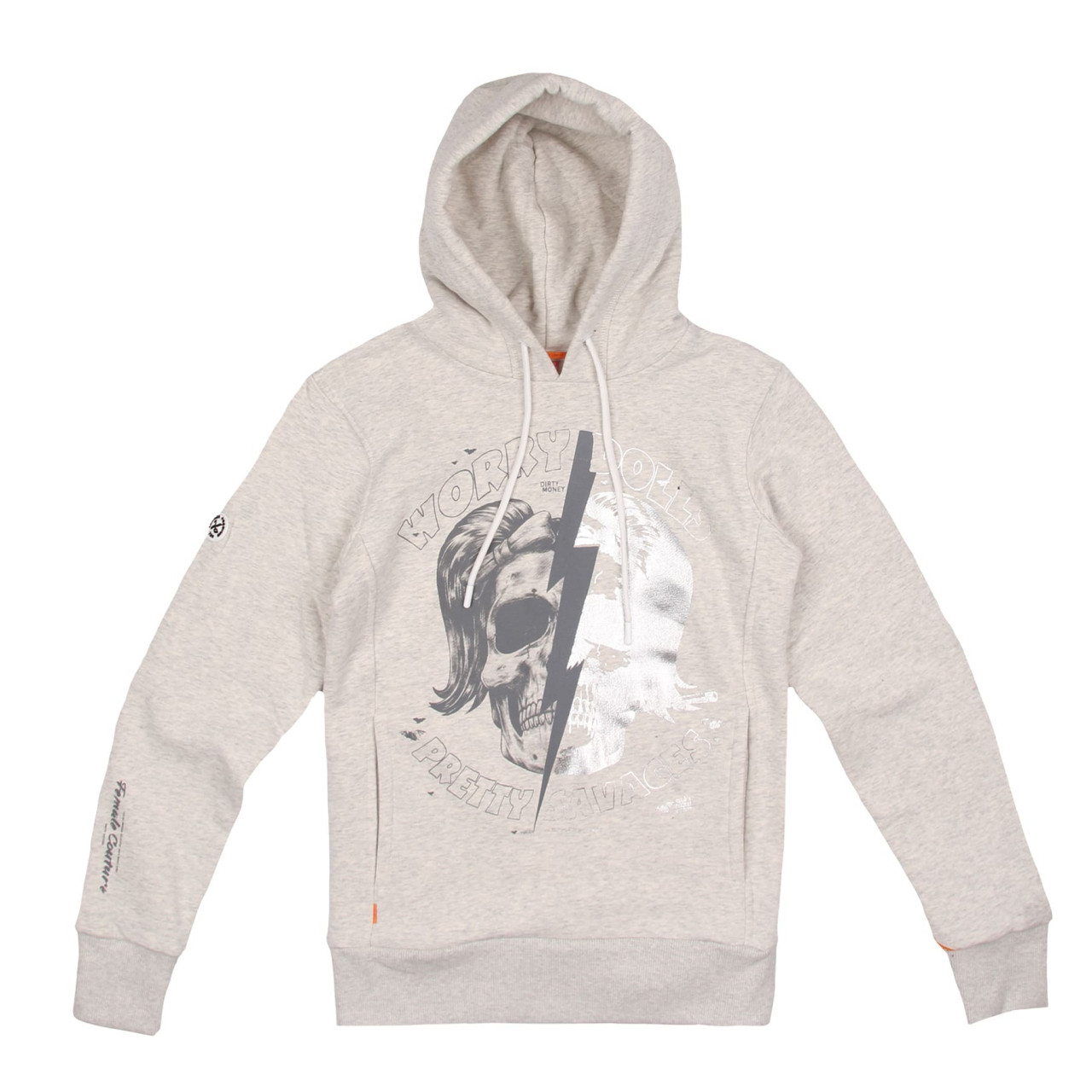 Mikina dámská Yakuza Premium Rebels Pretty Savages - světle šedá, XS